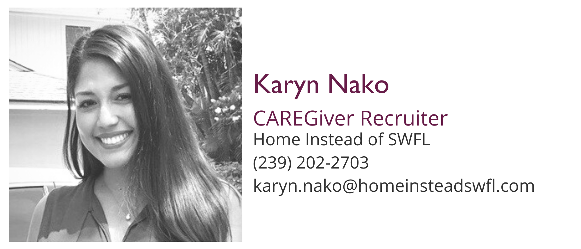 Naples Caregiver Recruiter Karyn Nako